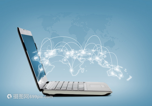 技術網絡筆記本電腦與全息圖 計算機軟硬件開發的融合與前景